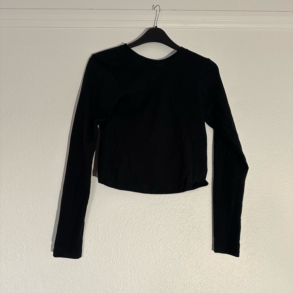 NWT Motel Rocks Suratmi Long Sleeve Top In Black new with tags size Small - Picture 3 of 4